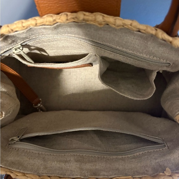 Brighton Dune Straw Satchel - Picture 6 of 8